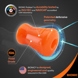 Bionic treat shaker large dog chew toy orange - British product