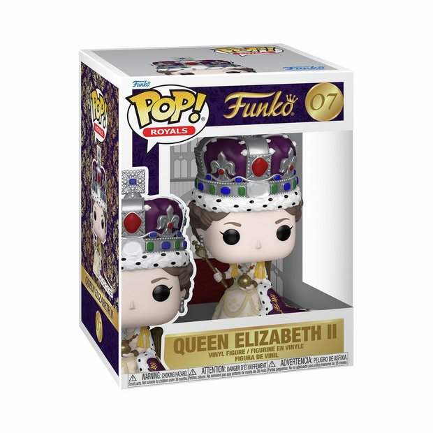Funko POP! Queen Elizabeth II coronation vinyl figure 13.2cm - British product