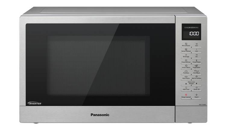 Panasonic 1000W Standard Microwave NN-ST48KSBPQ - S.Steel GOODS Argos