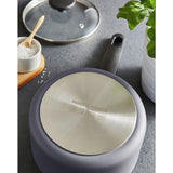 Morphy Richards 5-piece saucepan set grey (British brand)
