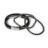 Uncommon Souls braided metal bracelet gift set, imported from the UK