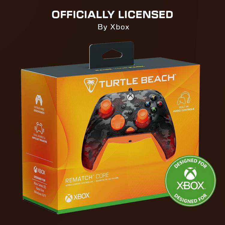 Turtle Beach Rematch Core wired controller orange (British brand)