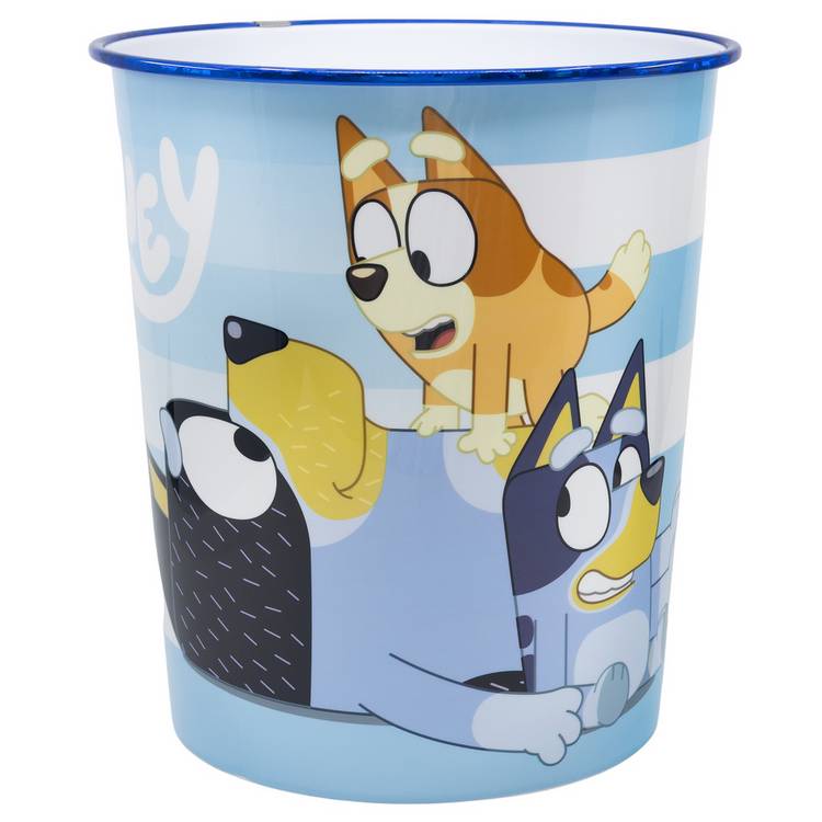 BBC Bluey waste bins set of two 22.5 cm, UK version