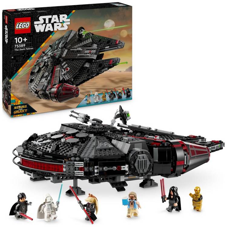 LEGO Star Wars Dark Falcon building toy 75389, imported from the UK