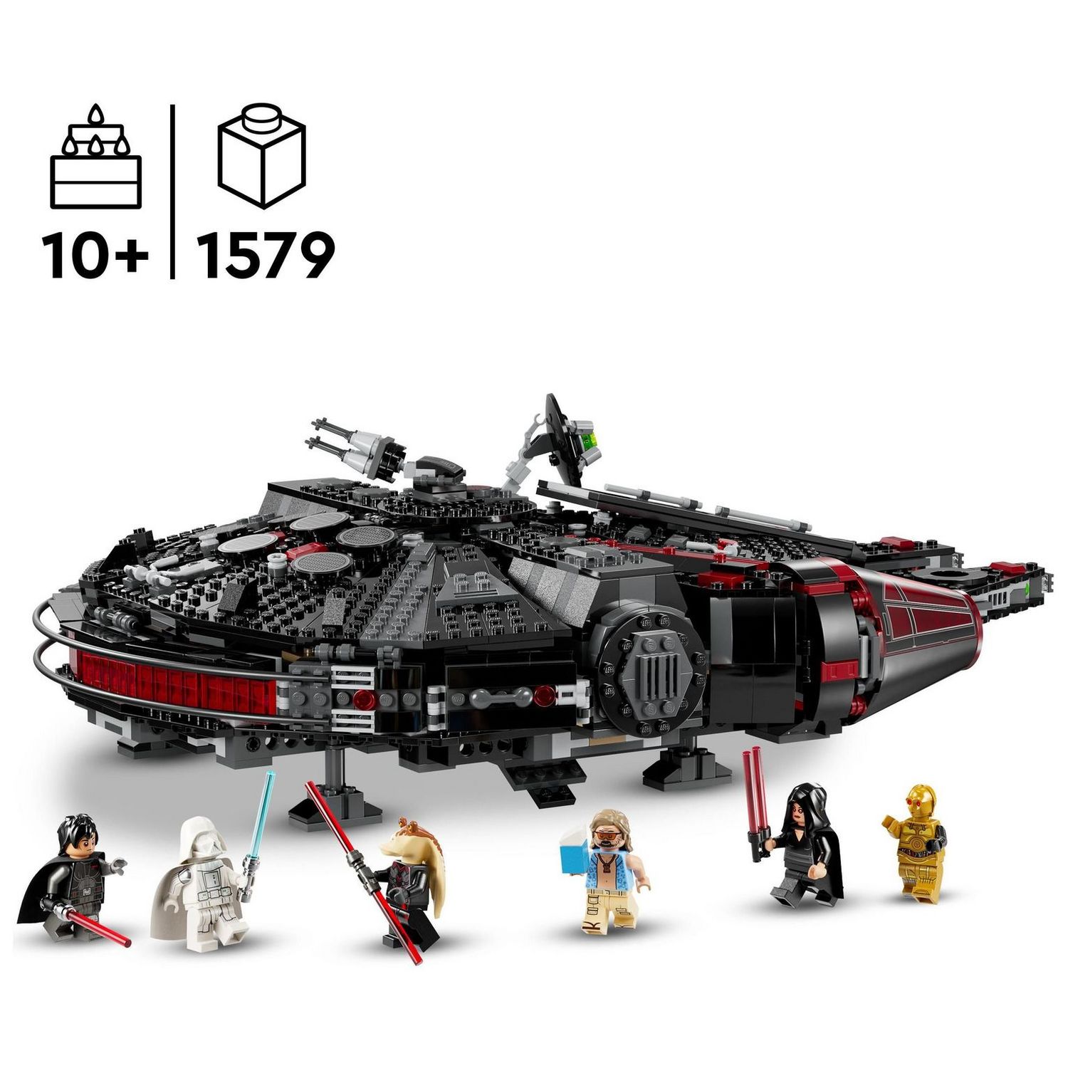 LEGO Star Wars Dark Falcon building toy 75389, imported from the UK
