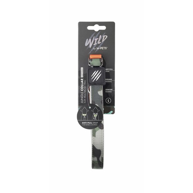 M-PETS Wild Jungle dog collar Large, imported from the UK