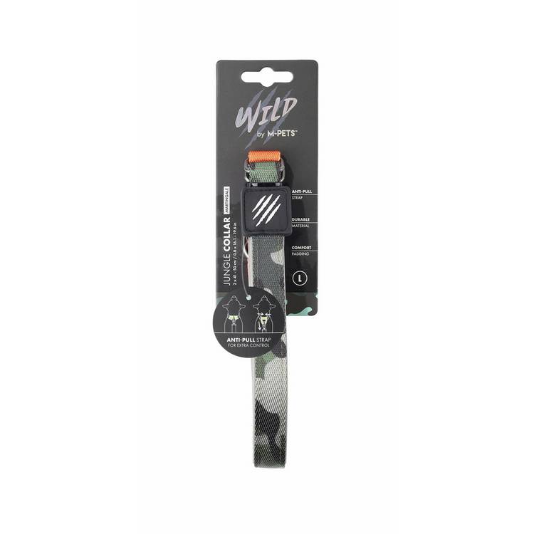 M-PETS Wild Jungle dog collar Large, imported from the UK