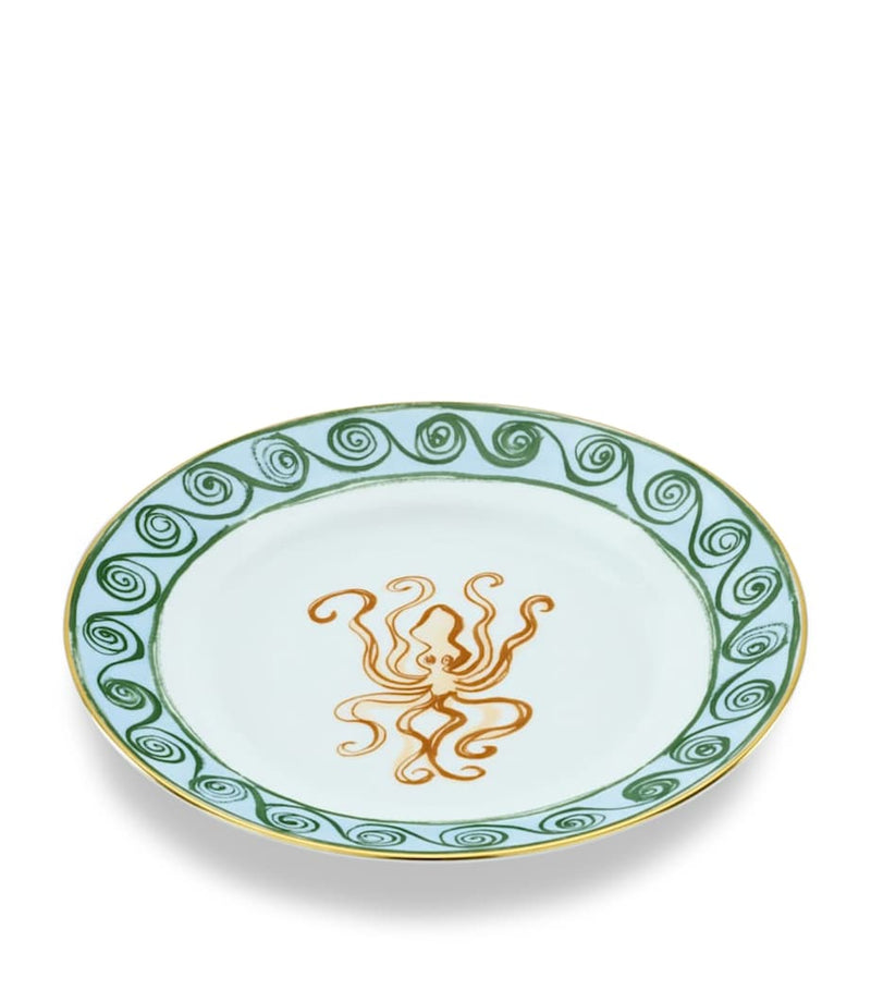 Ginori 1735 porcelain dessert plate Il Viaggio di Nettuno 22cm, UK version