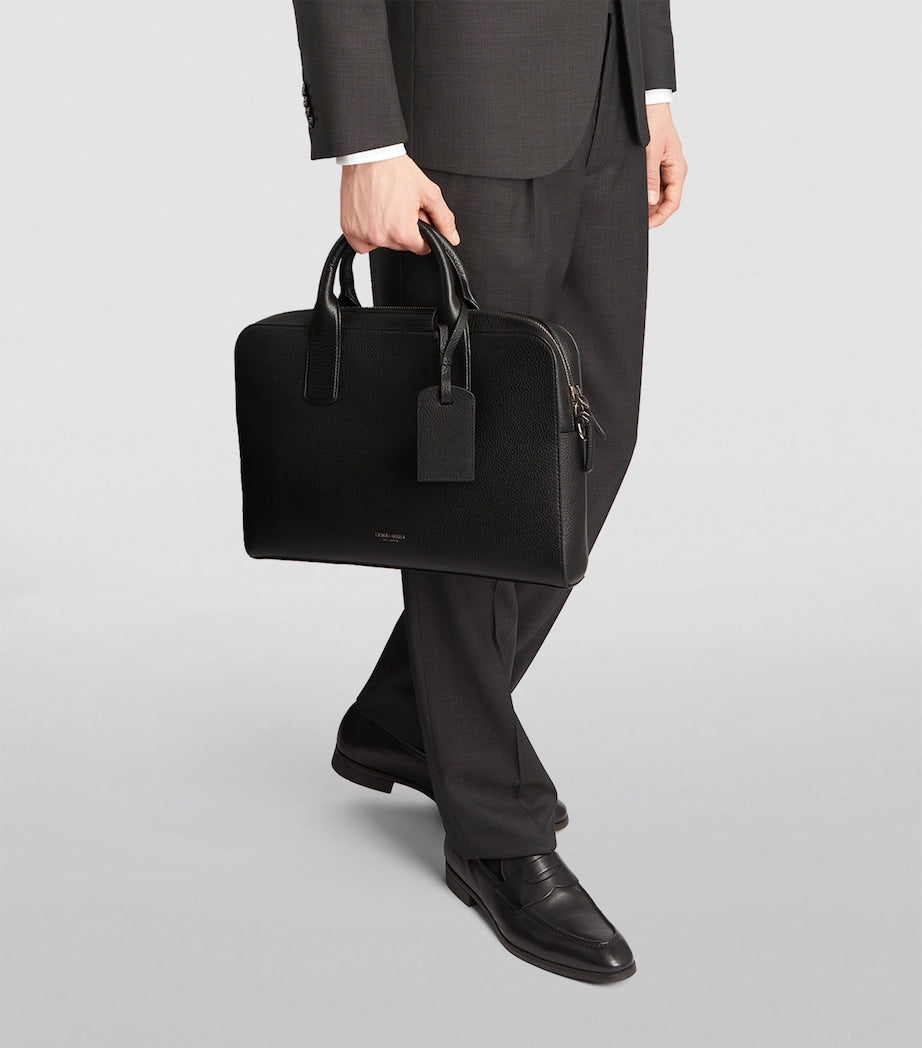 Giorgio Armani leather briefcase, UK version