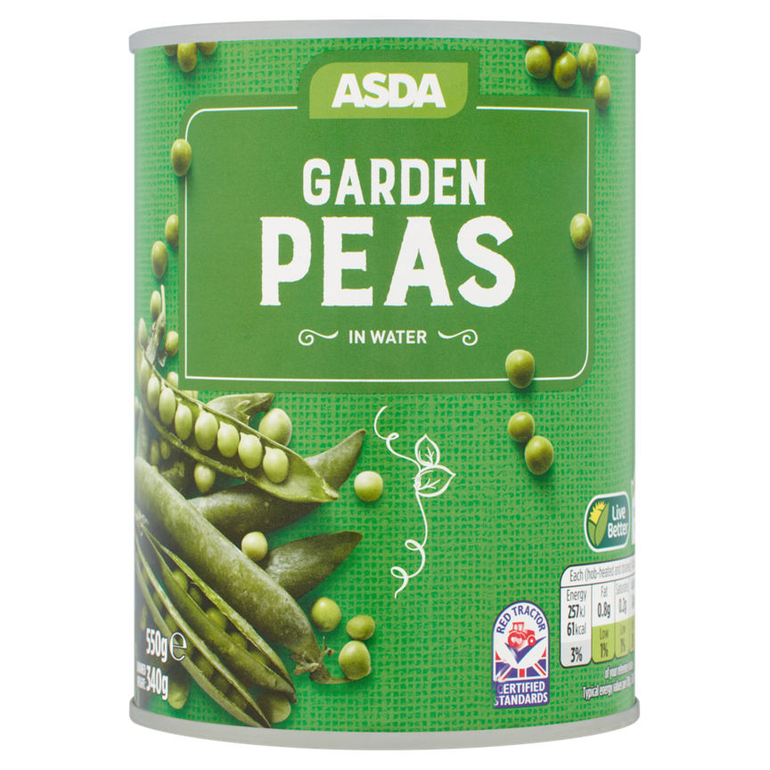 ASDA Garden Peas in Water GOODS ASDA   