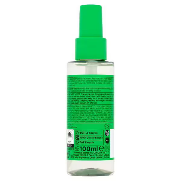 Naturally Radiant cooling mist 100ml, imported from the UK