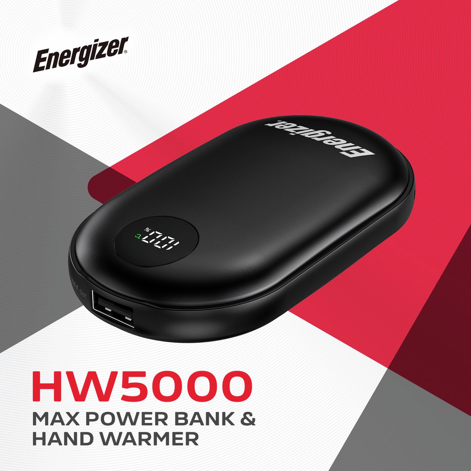 Energizer HW5000 power bank hand warmer 5000mAh - British product