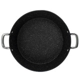 Dojo Hero Neverstick+ 8L aluminium casserole dish black, imported from the UK