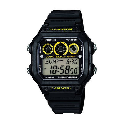 Argos Casio Illuminator Black Resin Strap Watch- Buy online at McGrocer