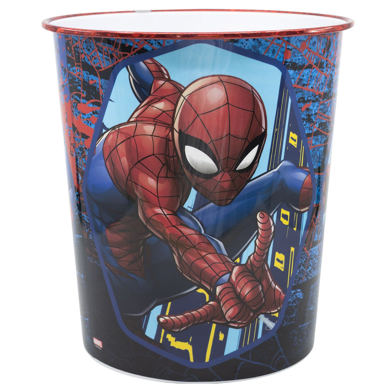 Marvel Spiderman waste bin set red 6 litre (British brand)