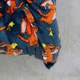 Zog blue fleece throw 150x100cm - British product