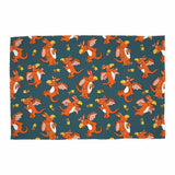 Zog blue fleece throw 150x100cm - British product