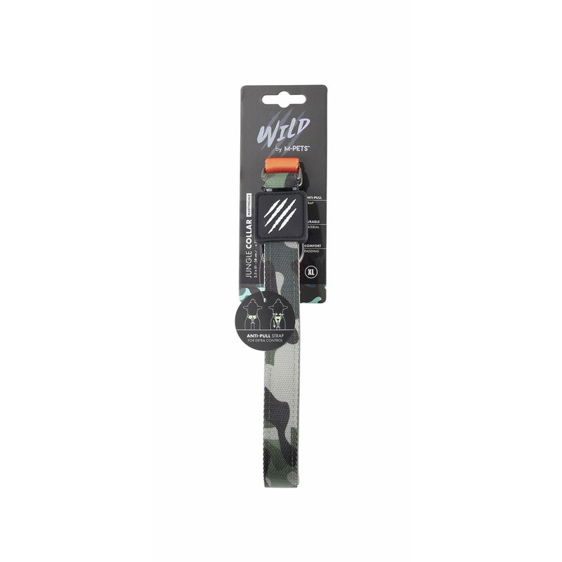 M-PETS Wild Jungle dog collar for extra large dogs, imported from the UK