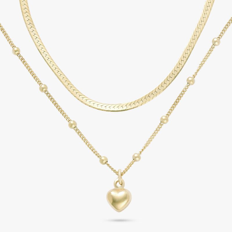 Revere gold plated double strand necklace - British product