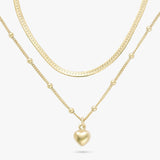 Revere gold plated double strand necklace - British product