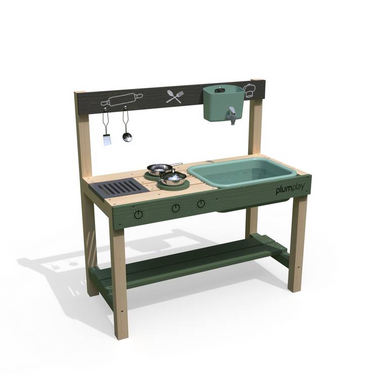 Plum Play Grubby Griddle mud kitchen (British brand)