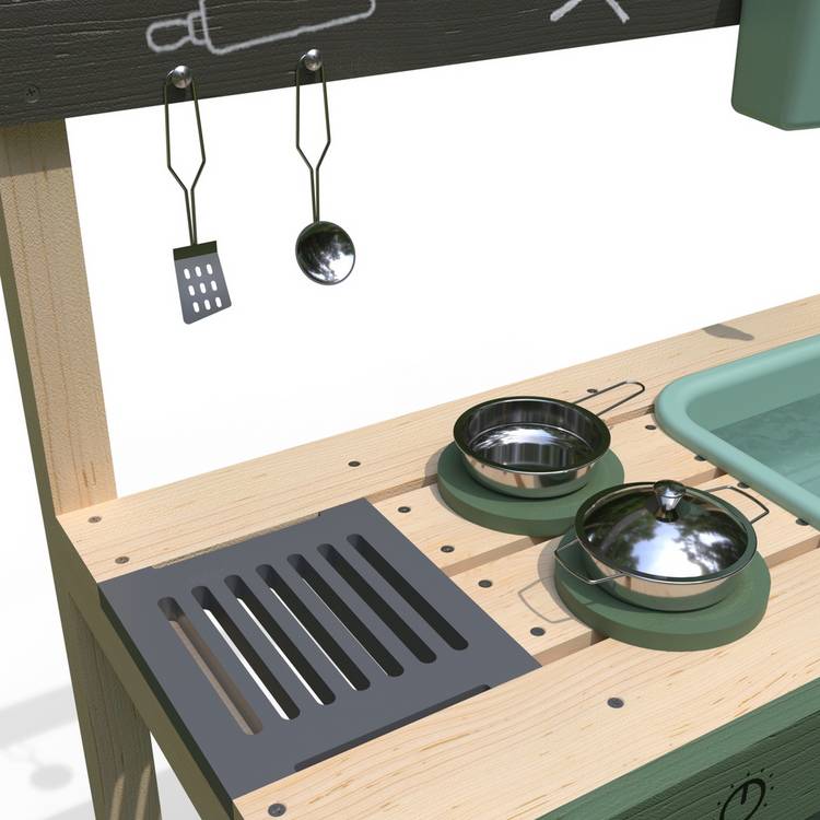 Plum Play Grubby Griddle mud kitchen (British brand)
