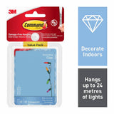 Command Clear Decorating Clips with strips, 17.15cm (British brand)