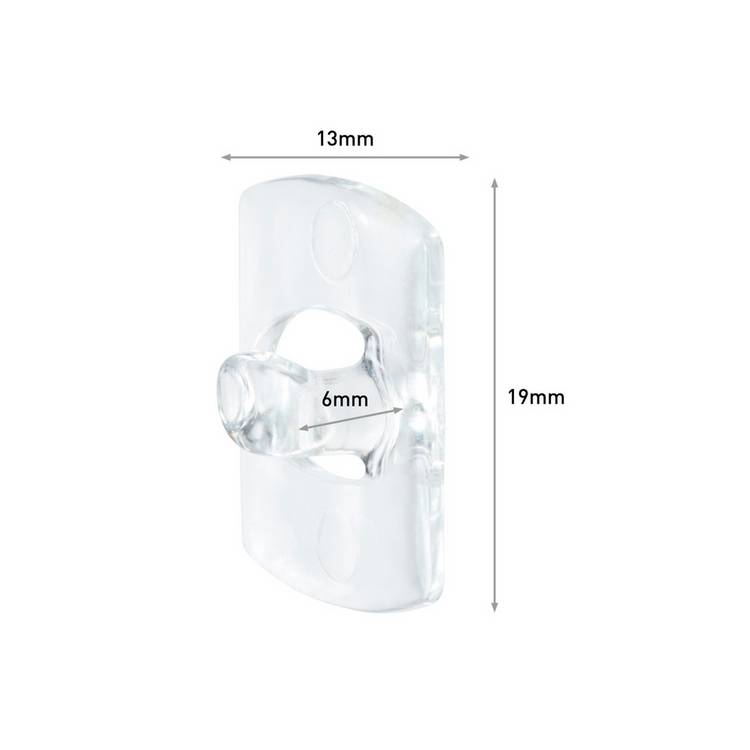 Command Clear Decorating Clips with strips, 17.15cm (British brand)