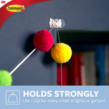 Command Clear Decorating Clips with strips, 17.15cm (British brand)