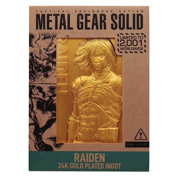 Fanattik Raiden Ingot 24k gold plated H12.7cm, UK version