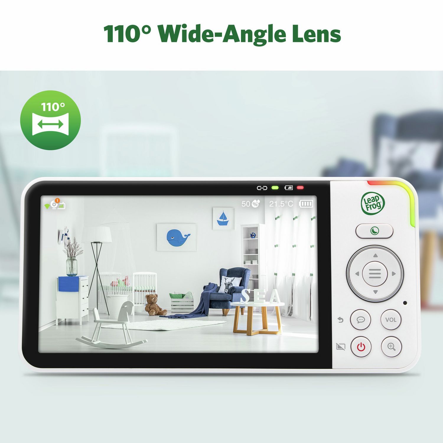 LeapFrog LF4915 5-inch HD smart baby monitor, UK version