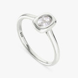 Revere sterling silver cubic zirconia ring small, UK version