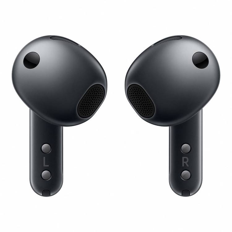 Samsung Galaxy Buds4 black earbuds - British product