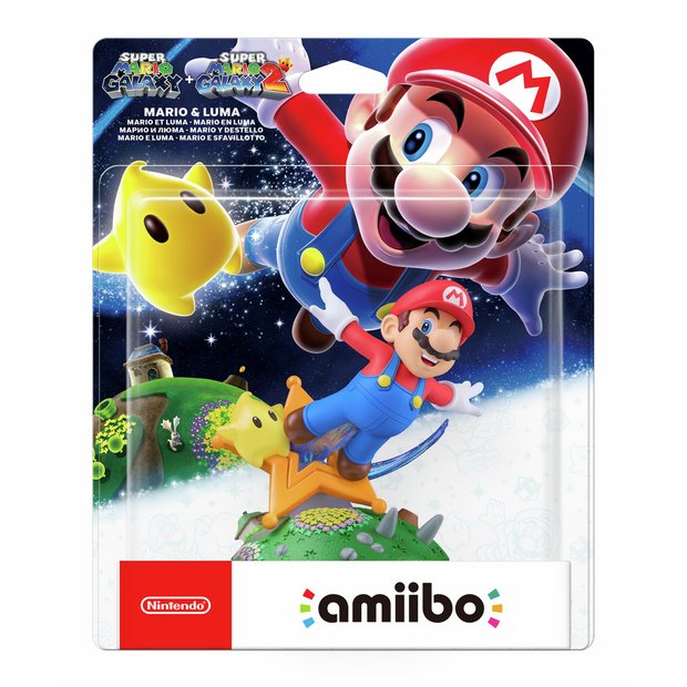 Nintendo Mario and Luma amiibo figure (British brand)