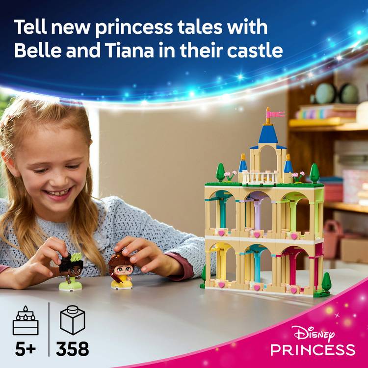 LEGO Disney Princess Belle Tiana Castle 43291, UK version