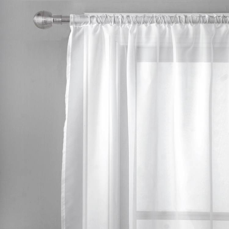 Argos Home white pencil pleat net curtain 240x91cm British product