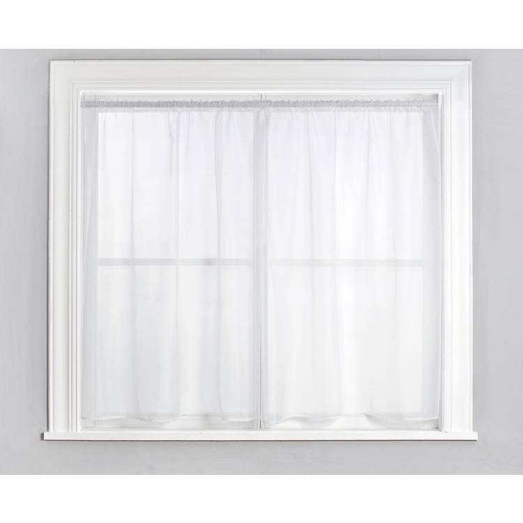 Argos Home white pencil pleat net curtain 240x91cm British product