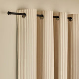 Habitat blackout curtains stripe latte 117x137cm (British brand)