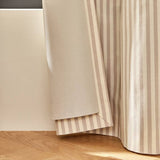 Habitat blackout curtains stripe latte 117x137cm (British brand)
