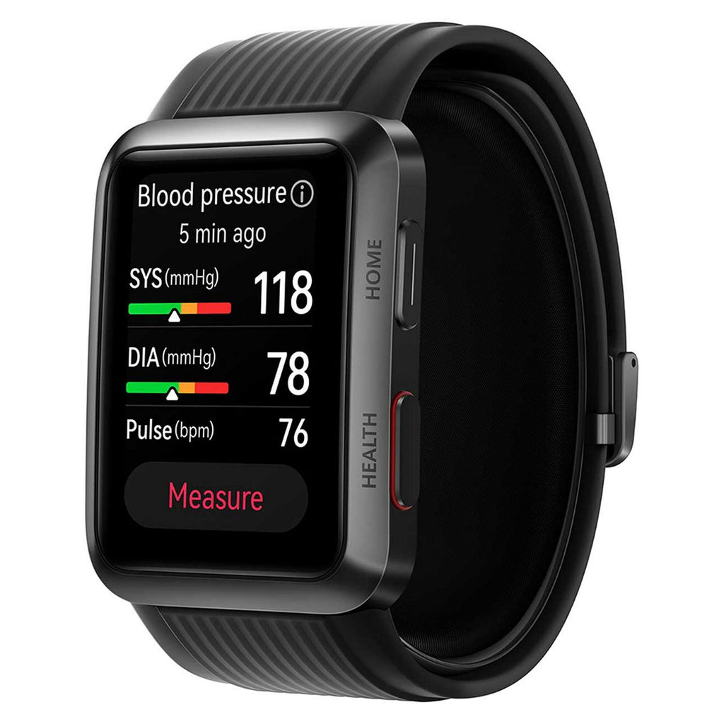 HUAWEI Watch D - Blood Pressure Monitor Medical Device (Black Strap)