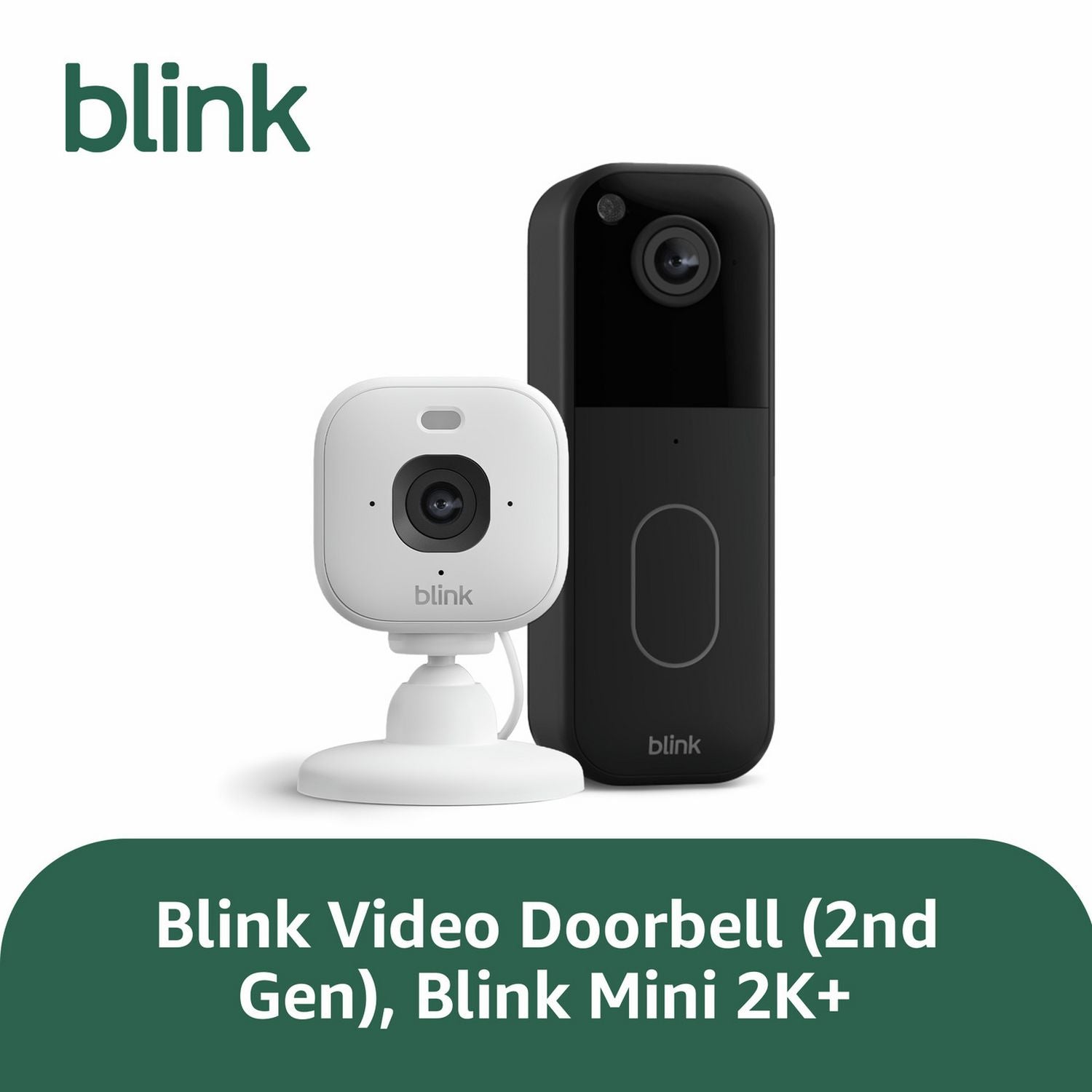 Blink doorbell and Mini 2K camera bundle, UK version