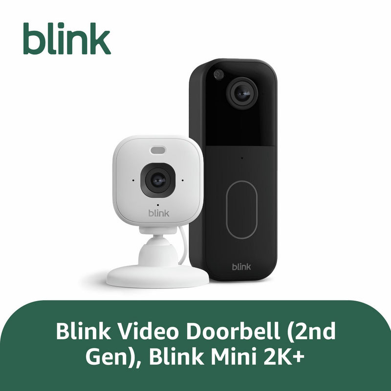 Blink doorbell and Mini 2K camera bundle, UK version