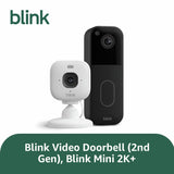 Blink doorbell and Mini 2K camera bundle, UK version