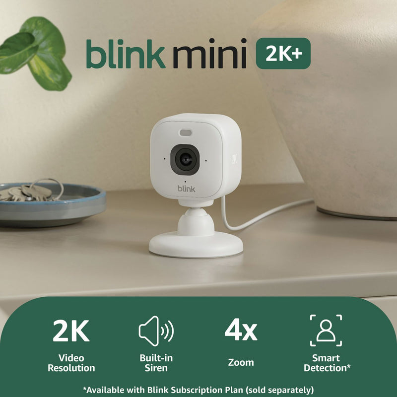 Blink doorbell and Mini 2K camera bundle, UK version