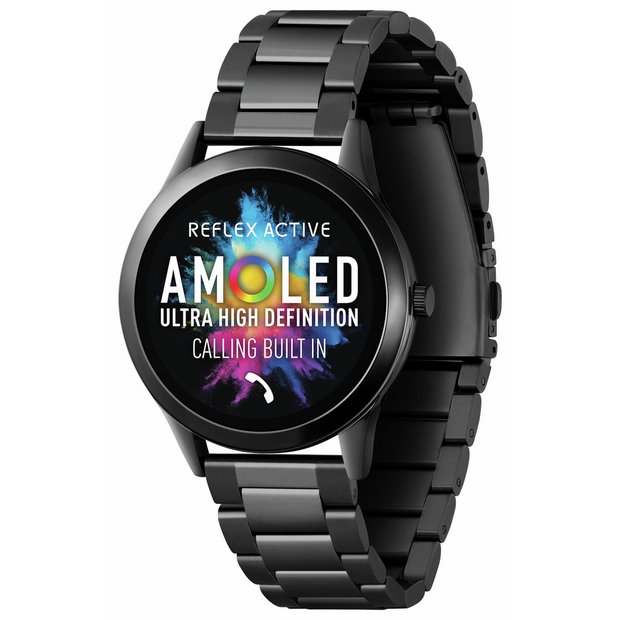 Reflex Active Series 31 black smartwatch UK version