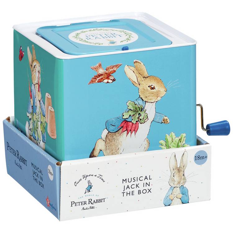 Peter Rabbit jack-in-the-box toy, imported from the UK