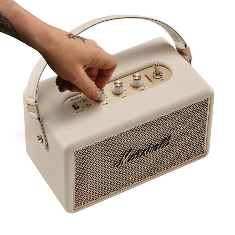 Marshall Kilburn III portable Bluetooth speaker cream, UK version