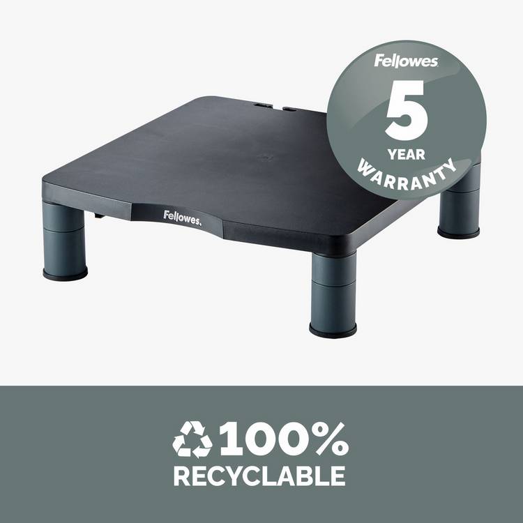 Fellowes standard monitor stand black for 21 inch monitors, UK version