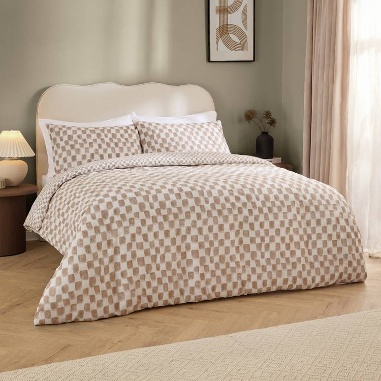 Hoem Nyhavn brown bedding set single, imported from the UK