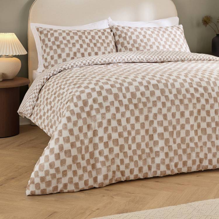 Hoem Nyhavn brown bedding set single, imported from the UK